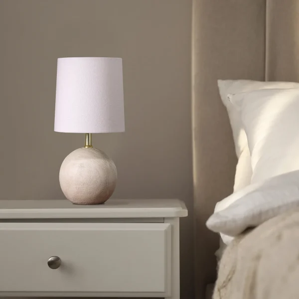 Mainstays Mini Ball Base Table Lamp, 12.75" H
